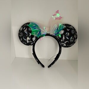Disney Loungefly black Holographic Nightmare Before Christmas ears
